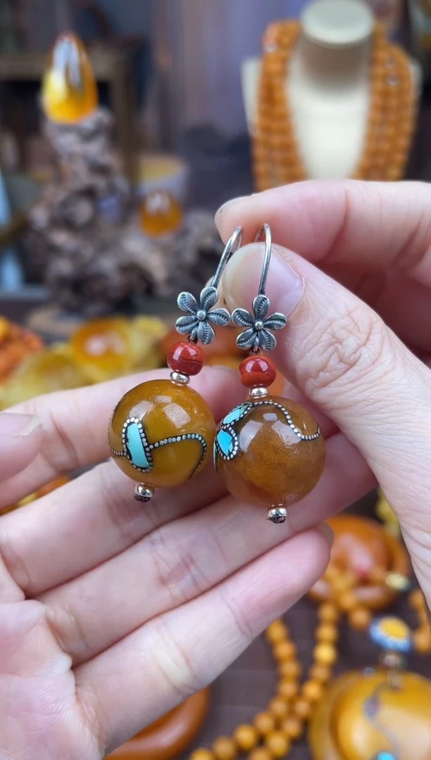 裸石琥珀未镶嵌多样性发货1，假一赔4