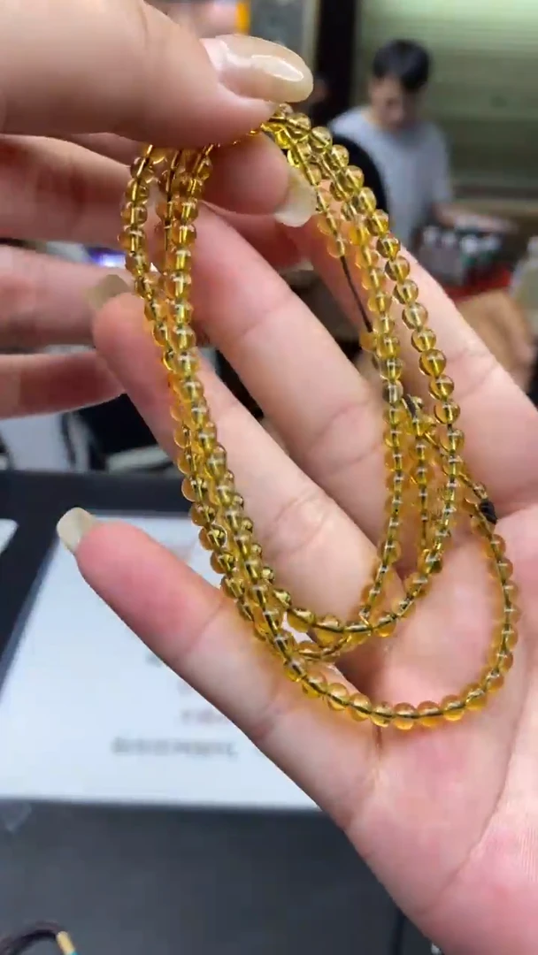 琥珀项链未镶嵌多样性发其一-项链-X3773