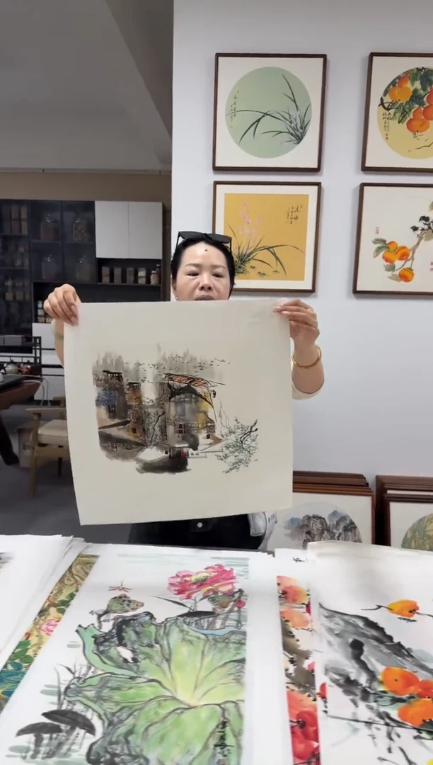 书法B034斗方软片