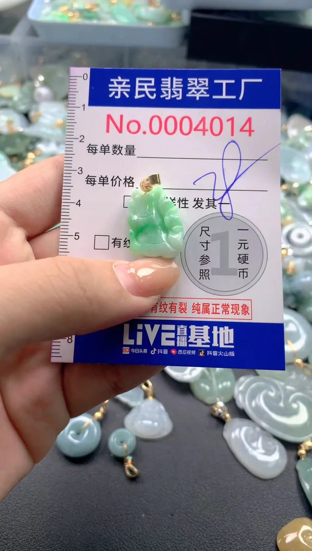 颈饰未镶嵌翡翠4014