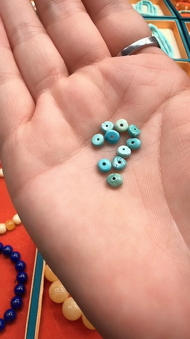 裸石蜜蜡未镶嵌随型隔片 一组10片 多样性拍一发一