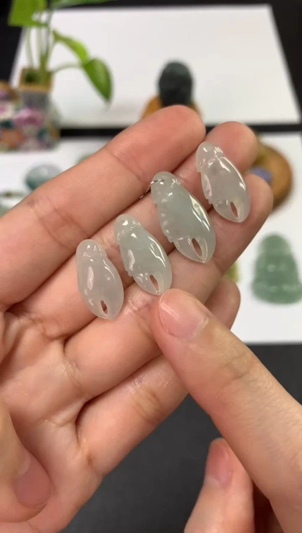 【闪购商品】翡翠颈饰未镶嵌蟹钳（多样性发其一）