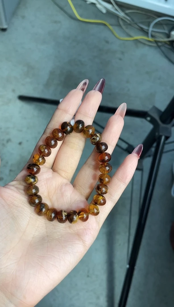 【闪购商品】琥珀裸石未镶嵌10+蜜蜡手串