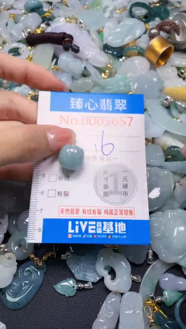 吊坠(不含链)未镶嵌翡翠5657