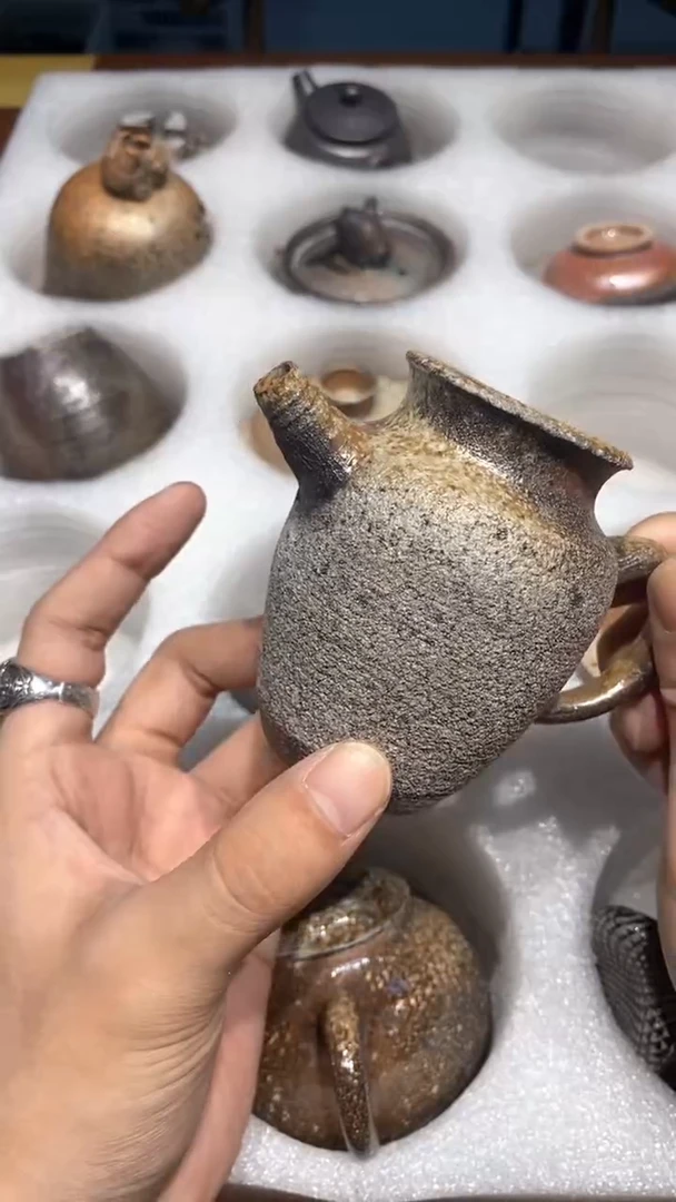陶瓷奢瓷/瑞寅柴烧茶器（壶）1016