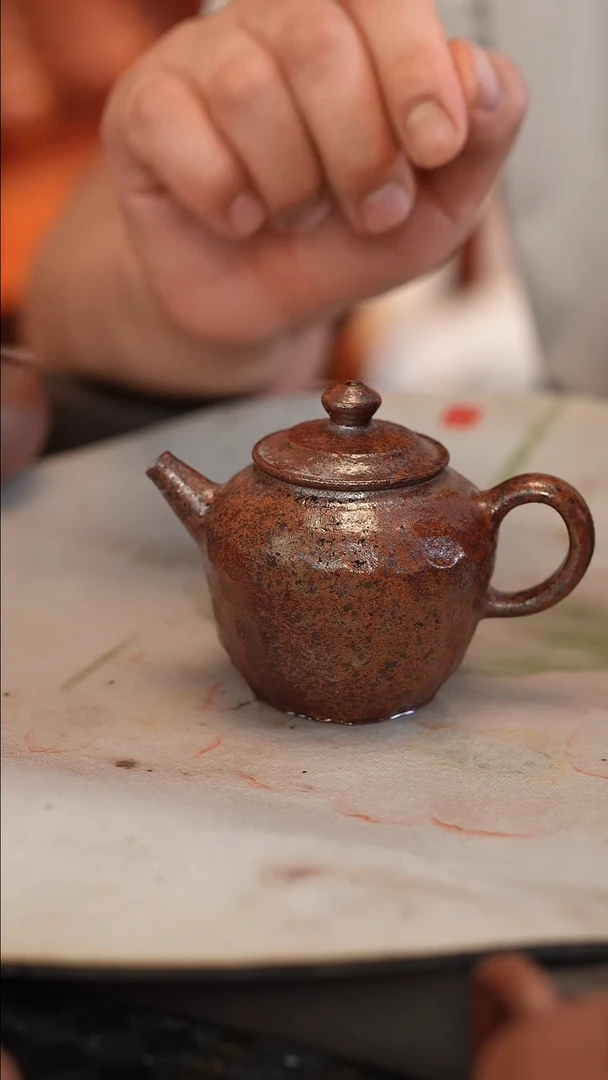 茶壶紫砂追*原矿手工制作100号