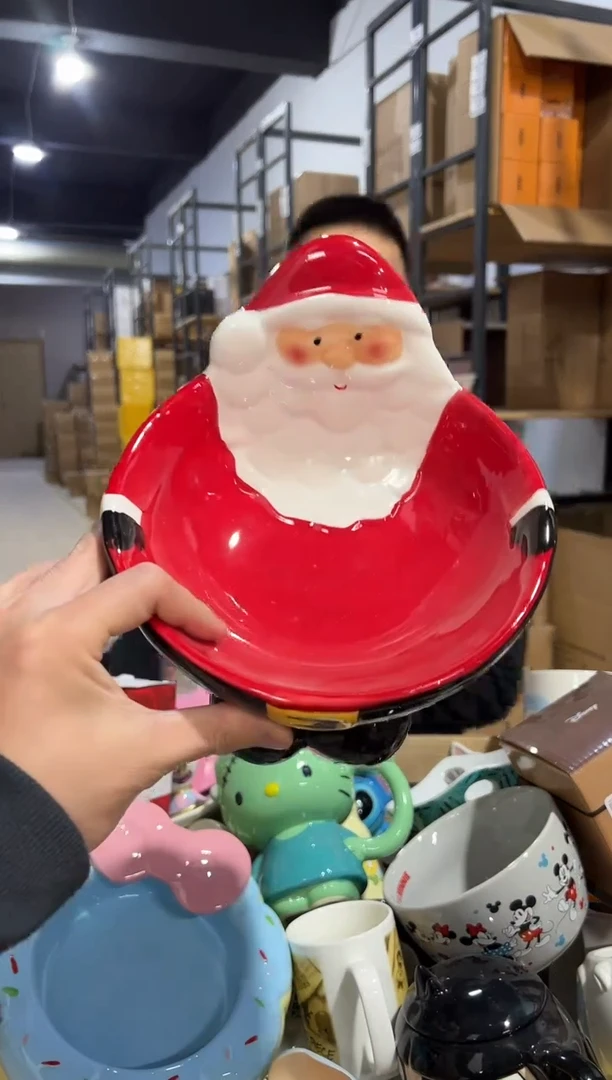 【闪购商品】杯陶瓷圣诞老人抱盆