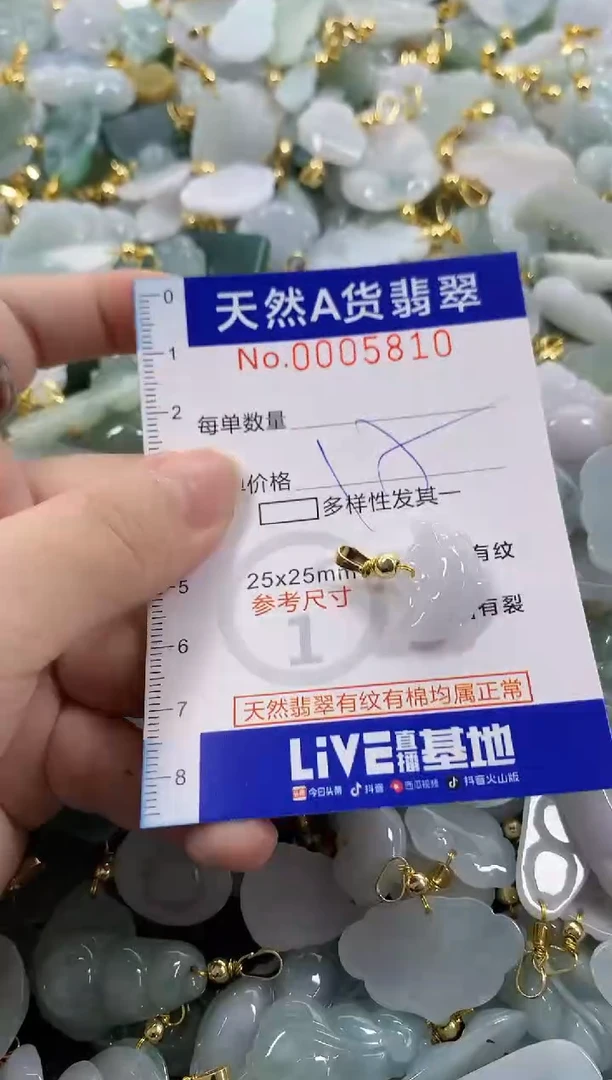 颈饰未镶嵌翡翠天然A货翡翠