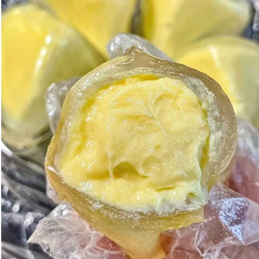 淳果元猫山王榴莲冰皮水晶流心星冰粽免煮即食粽子45g*10枚