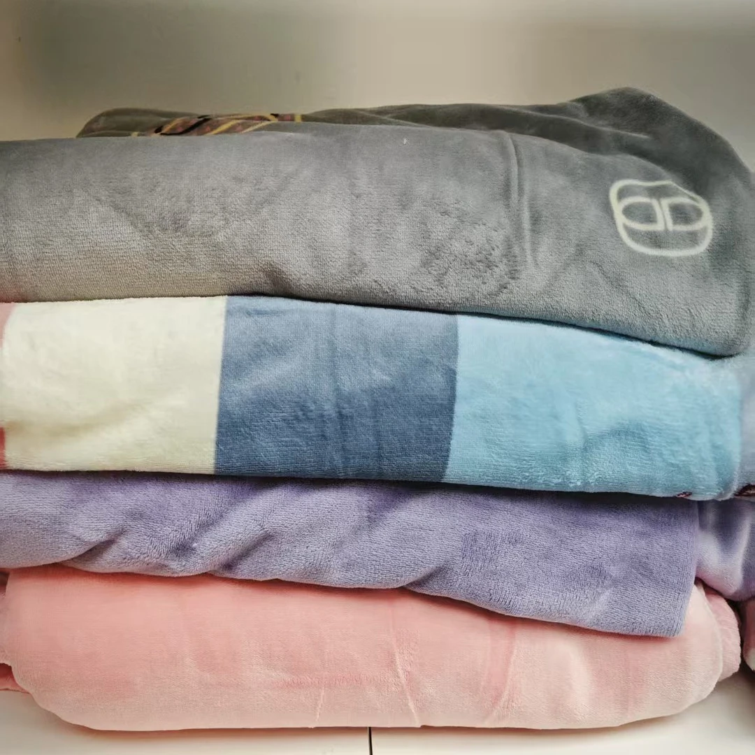 孤品花型随机枕头套一个柔软包边超柔绒面家用