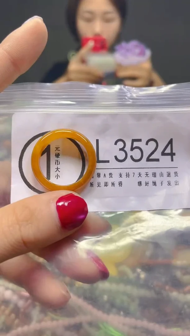 颈饰未镶嵌翡翠19.5MM/L/翡翠A货，一件也是批发价