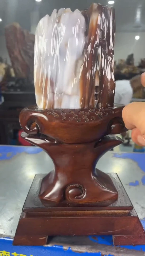 硅化玉摆件未镶嵌38