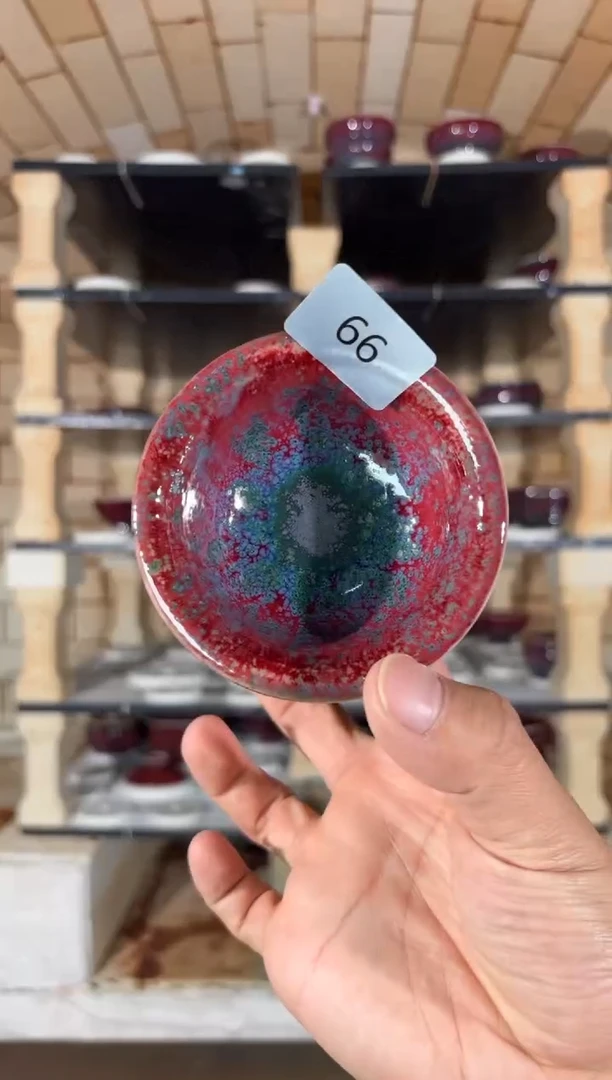 摆件精品窑变钧瓷茶器
