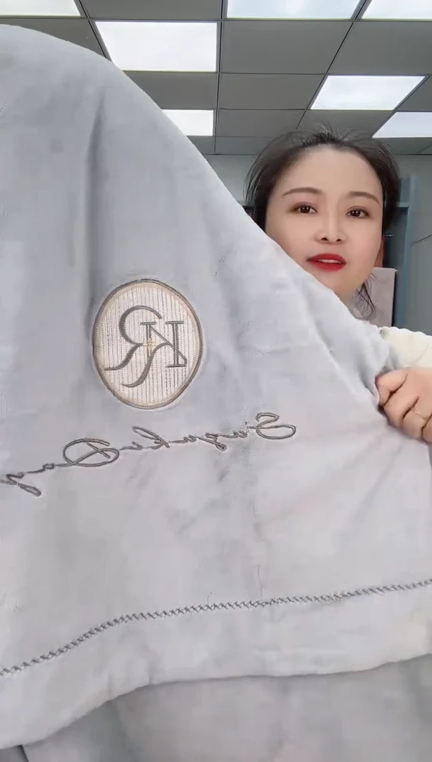 聚酯纤维聚酯纤维单被套  蓝灰 HR