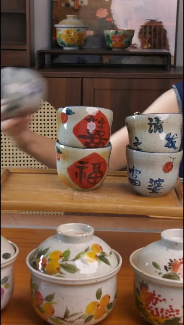 摆件景德镇陶瓷手作餐具