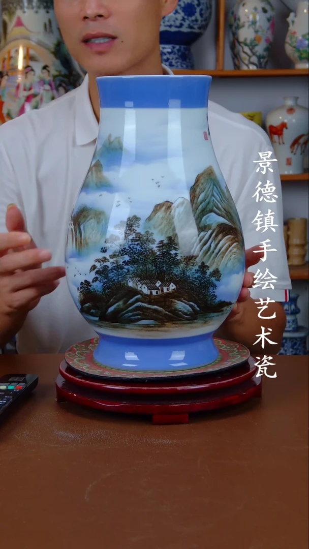 现代景德镇手工手绘陶瓷摆件26