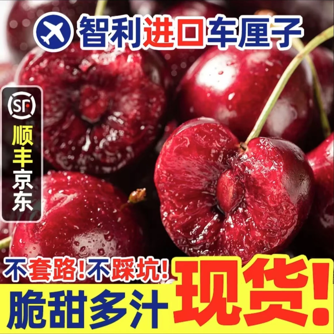 【同城明日达】原箱大G都乐波板智利车厘子2~4JD原箱净重5斤【顺丰包邮】