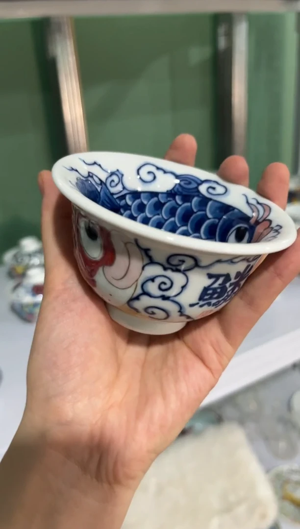 陶瓷昨明景德镇陶瓷：压手杯