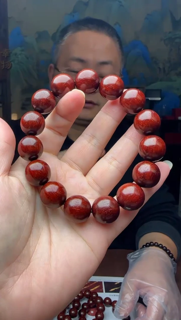 手串/手链小叶紫檀1.5*15颗原汁原味老料