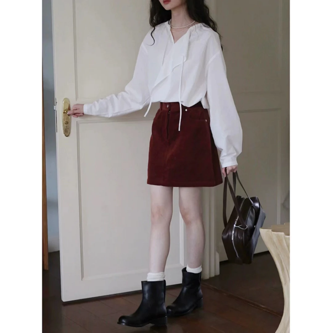 法式干练气质超好看高级感衬衫2025年早春轻熟风独特别致时尚上衣
