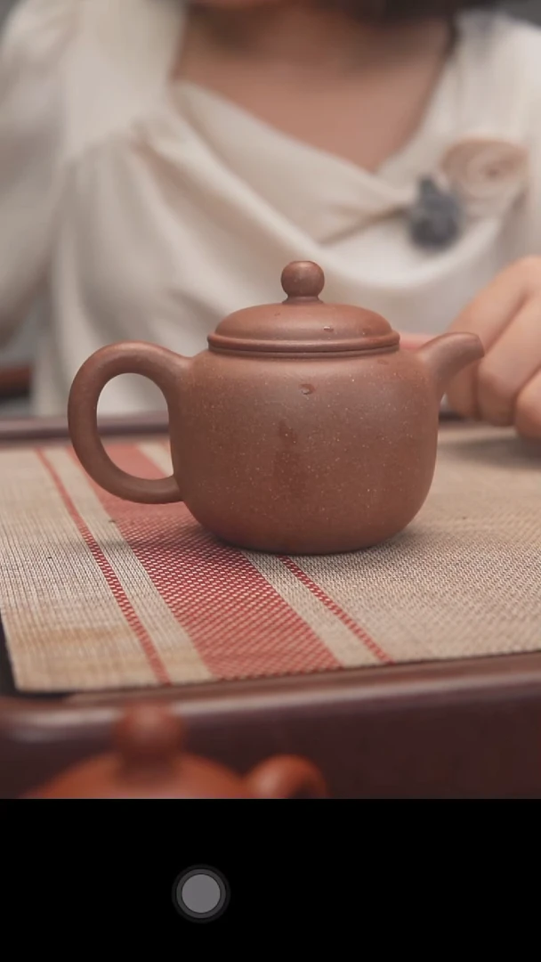 茶壶紫砂黑墩头匏尊200cc