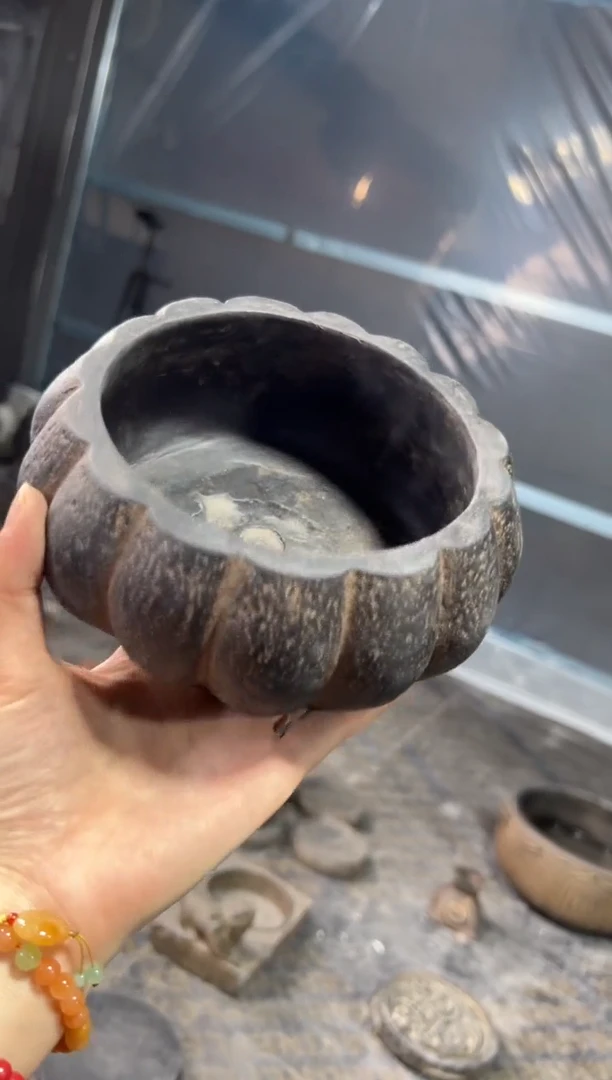 陶土【火山泥】南瓜盆