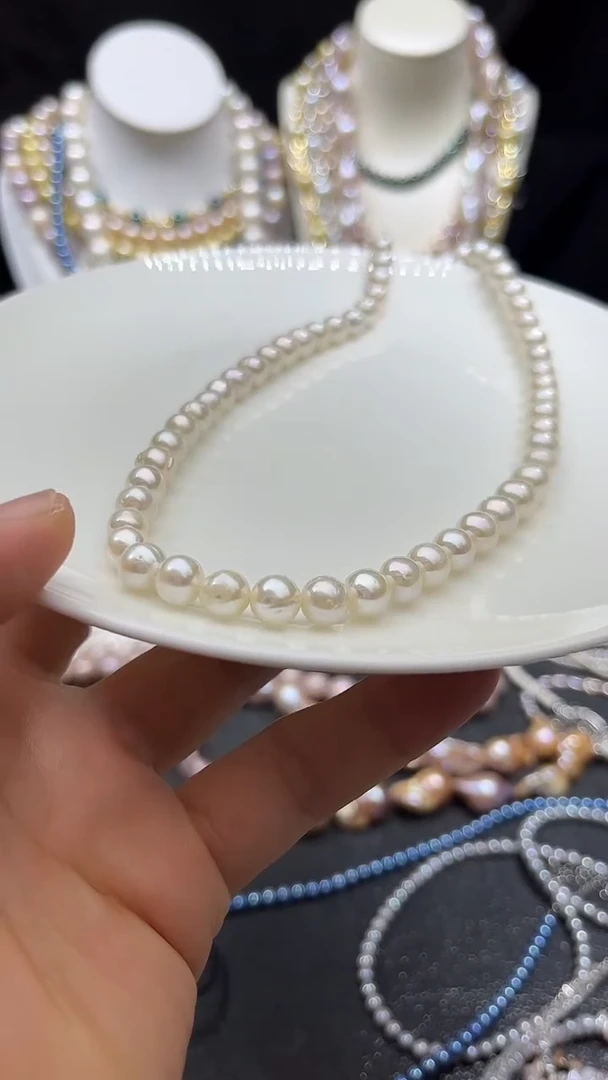 颈饰未镶嵌淡水珍珠多人