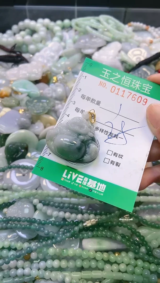 翡翠未镶嵌颈饰闪购0117609