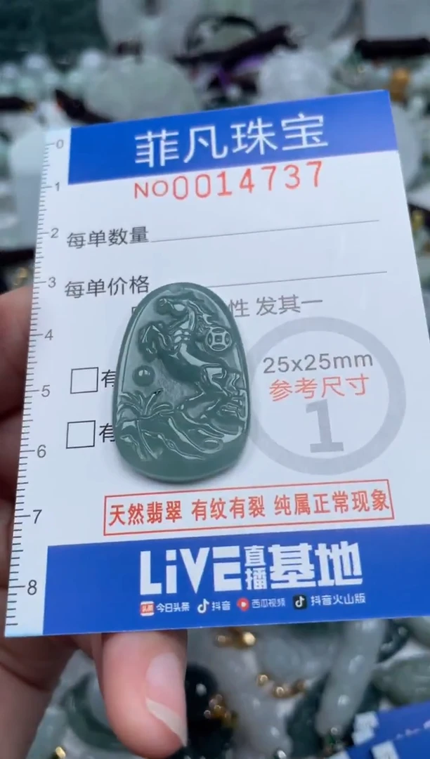 颈饰未镶嵌翡翠14737