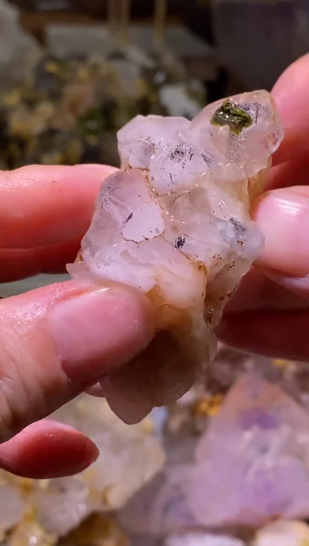 未镶嵌珠宝半成品水晶47号四川花园水晶