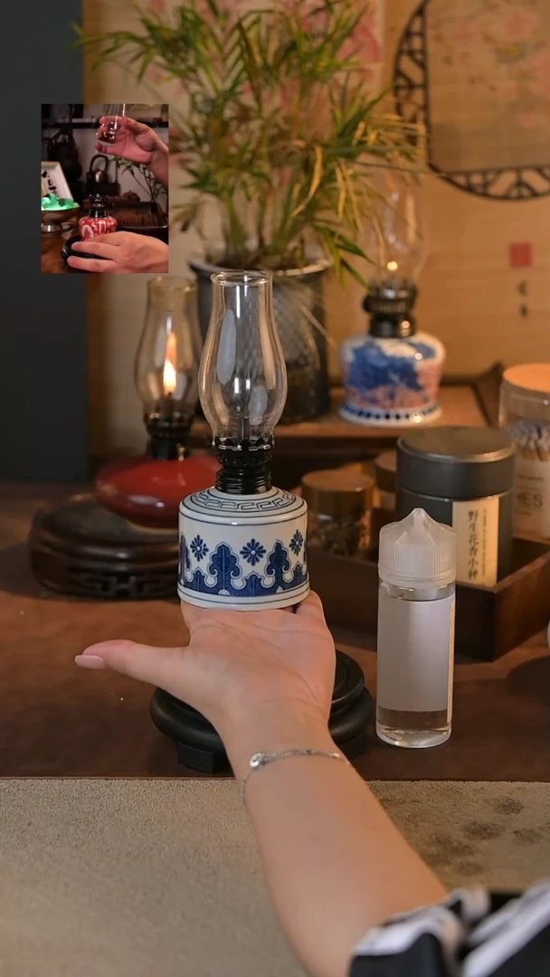 景德镇陶瓷香薰灯摆件