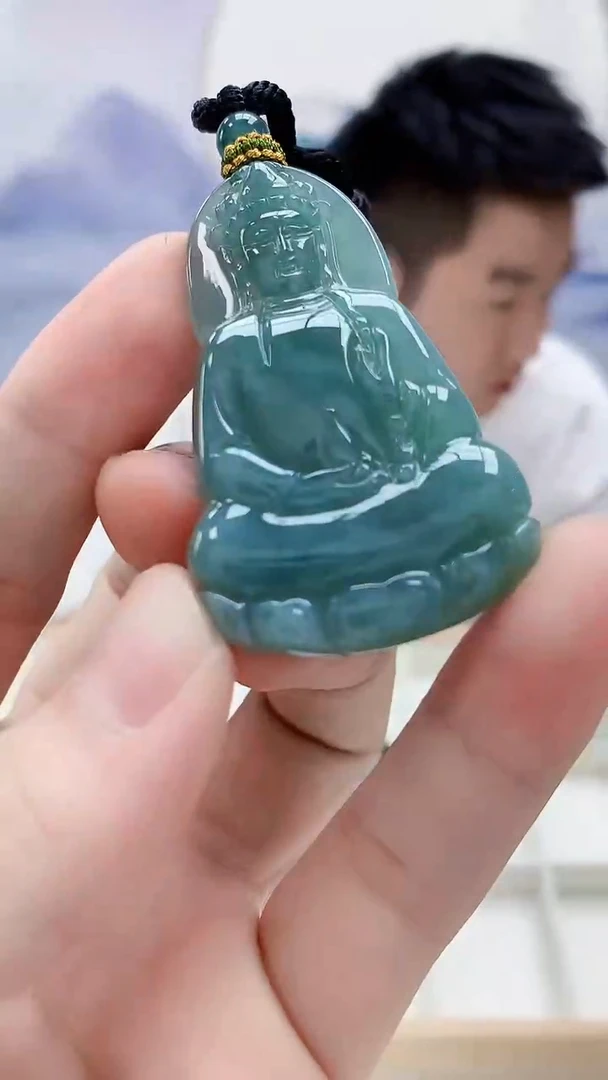 未镶嵌定制翡翠5028bb-毛货挂件71