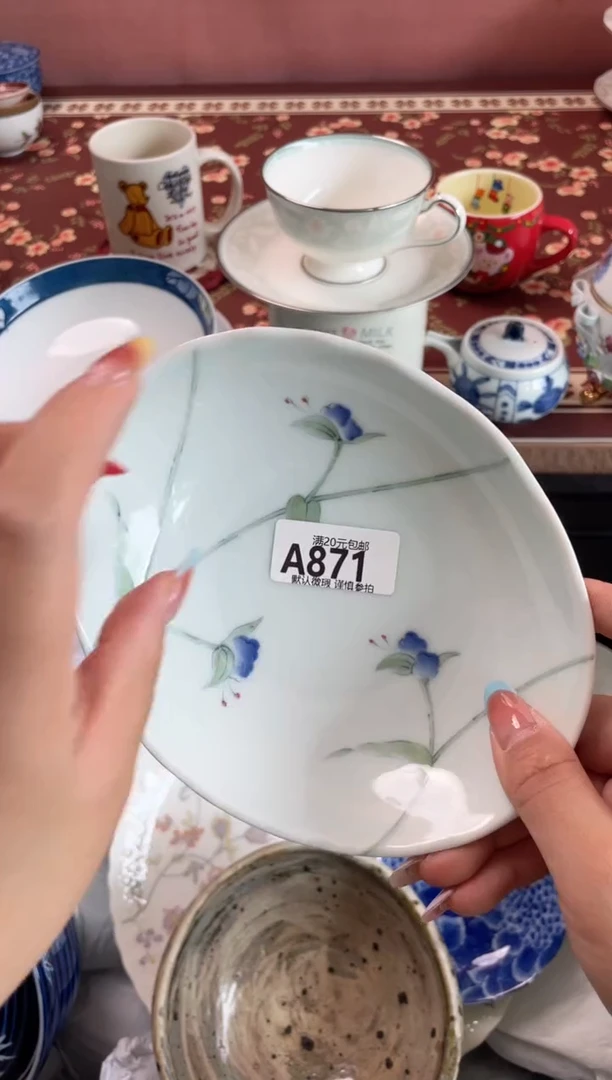 瓷片鹏瓷器瓷器A871