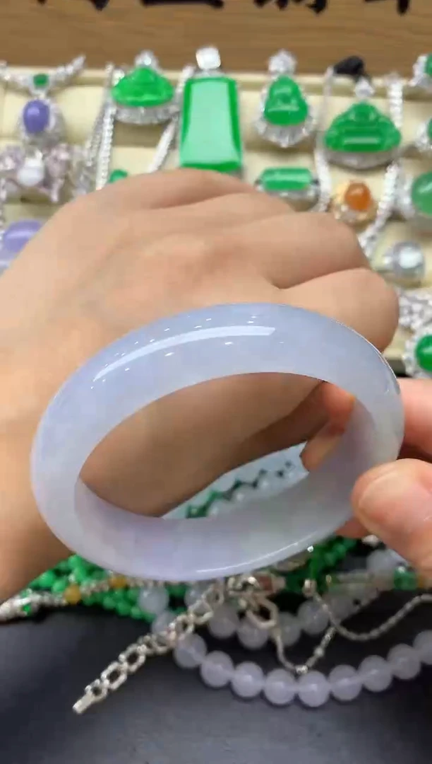 翡翠手镯未镶嵌495-中国好珍宝
