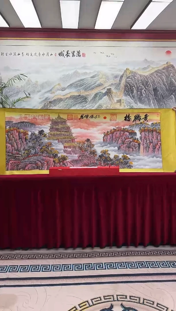 国画黄鹤楼-新作-汪保国