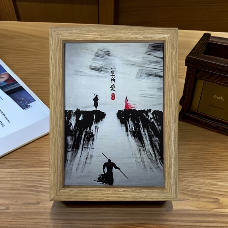 【挚爱】大话西游至尊宝摆件紫霞仙子一生所爱相框客厅床头闺蜜摆台