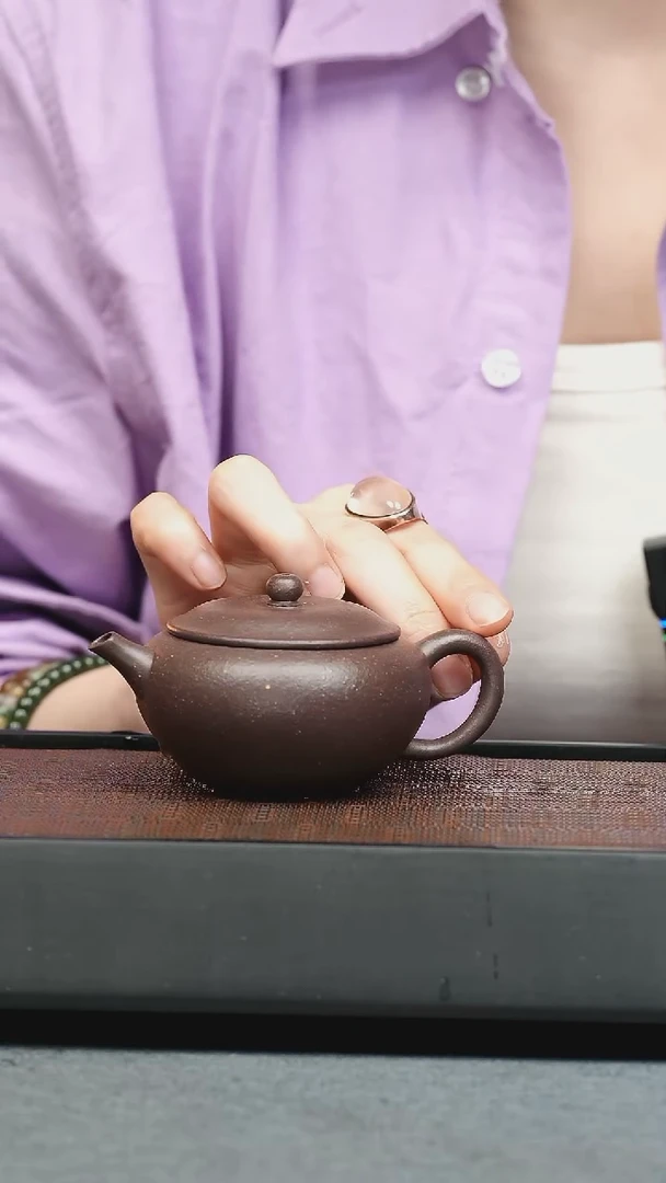 【闪购商品】紫砂茶壶五堂 钵盂-涵香-125cc