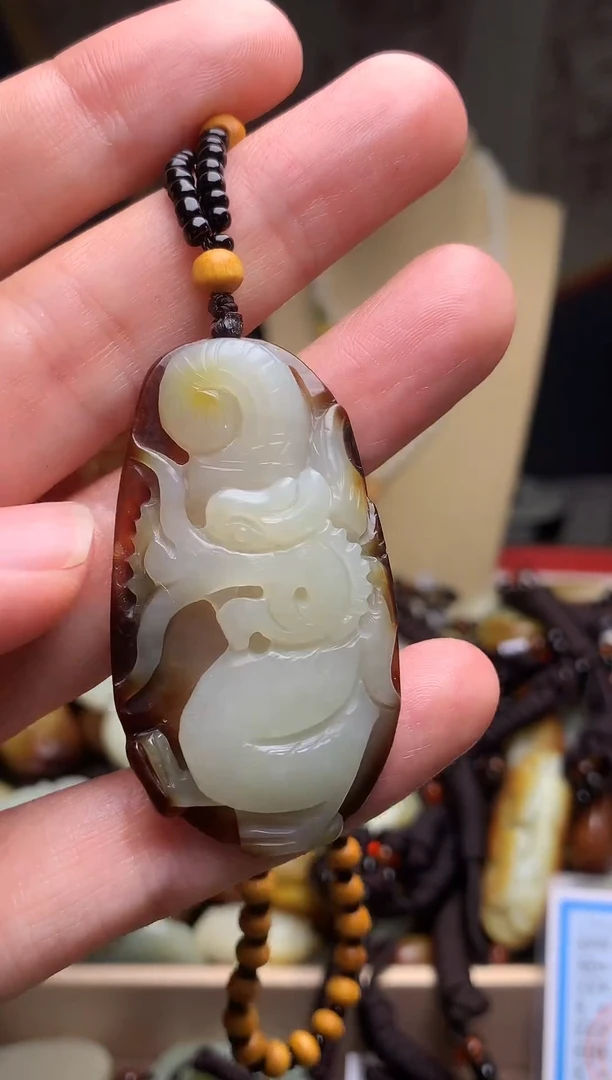 颈饰未镶嵌和田玉新疆料青海料清水和田玉吊坠