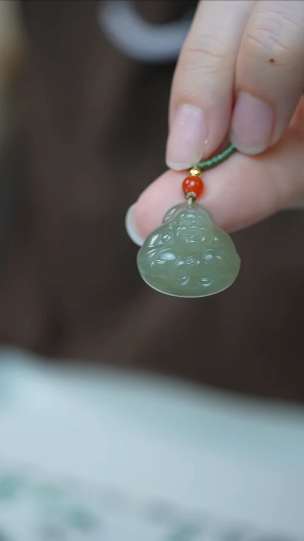 和田玉未镶嵌挂件37-吊坠/姿/Z