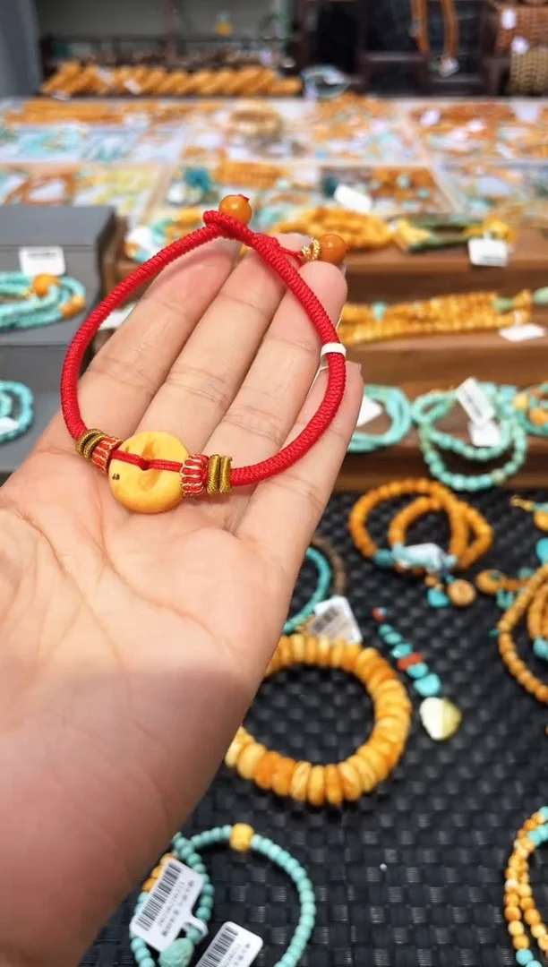【闪购商品】琥珀手绳未镶嵌微瑕手绳