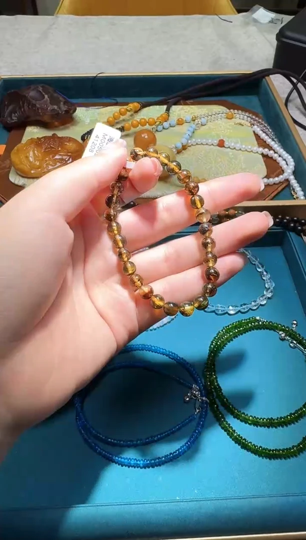 手链琥珀未镶嵌多样性发一件178
