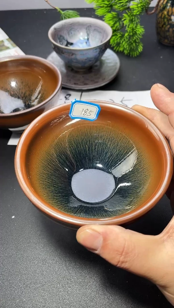 茶盏185叶紫建盏