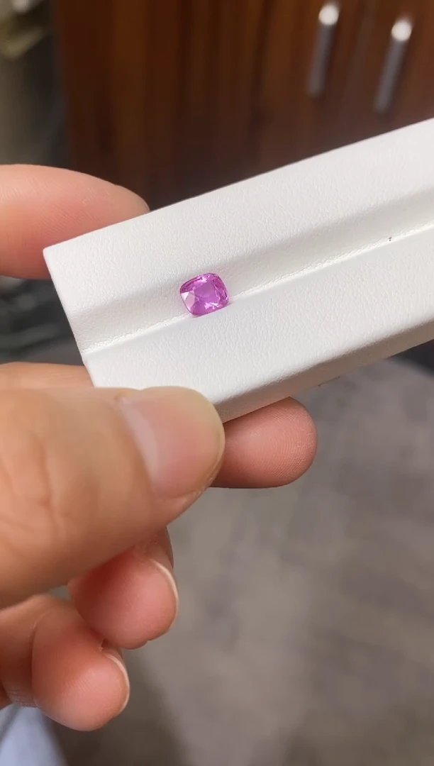 裸石蓝宝石1.07ct粉蓝宝石