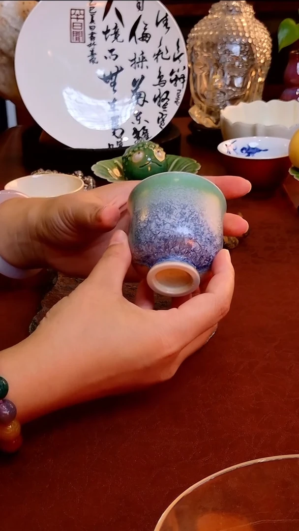 【 颜色釉主人杯 】
