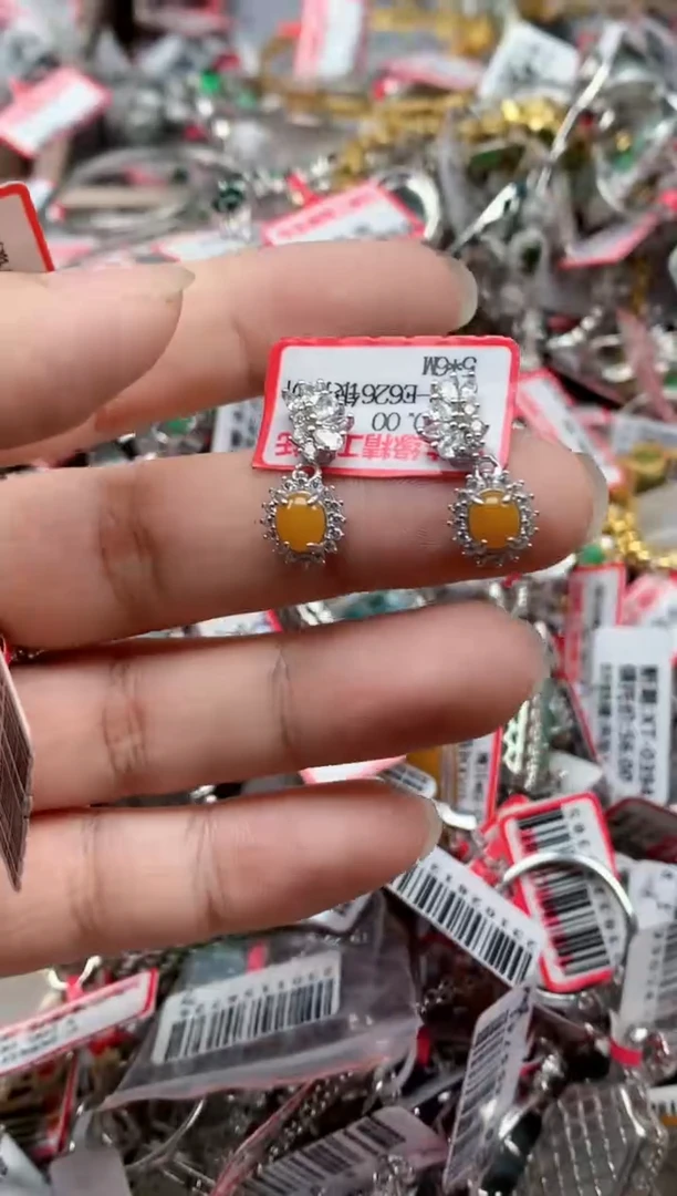 银S925镶嵌戒指翡翠天然A货缅甸翡翠