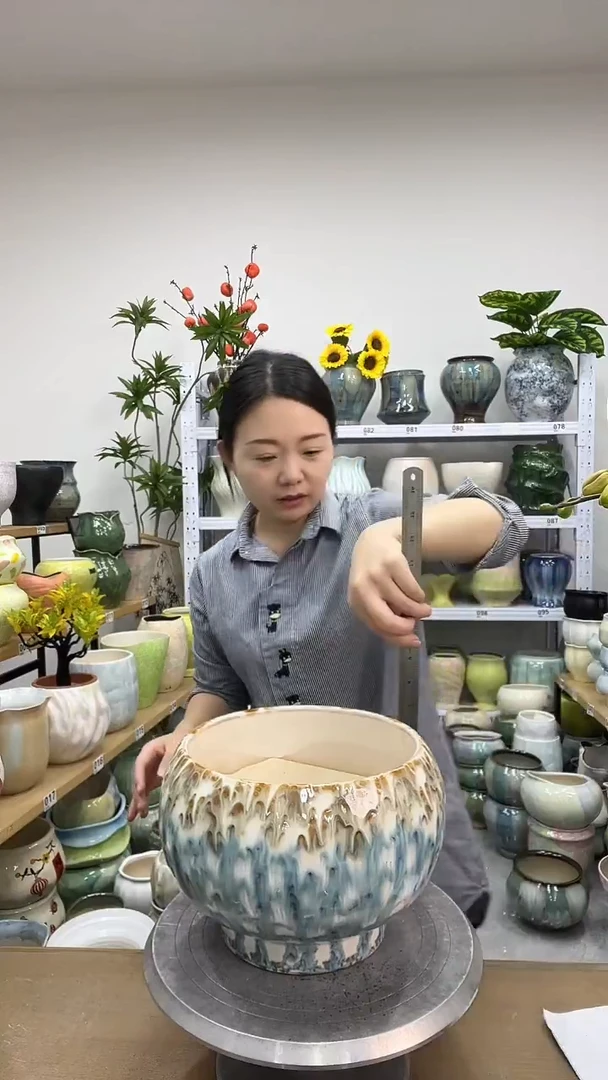 11.23陶瓷花盆直播链接高.   18   口21