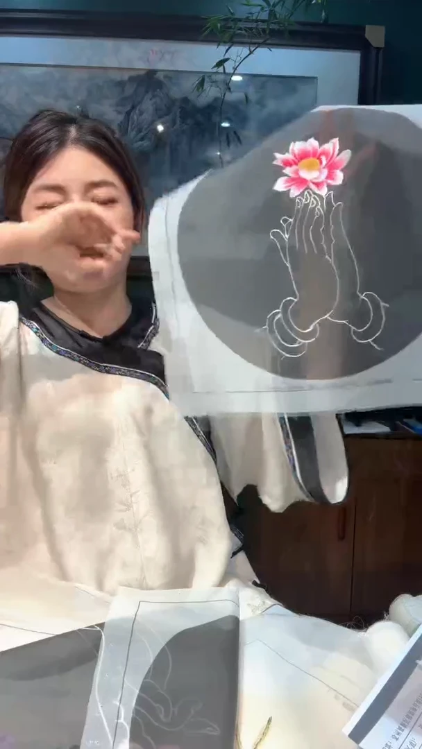 刺绣非遗苏绣手工工艺品