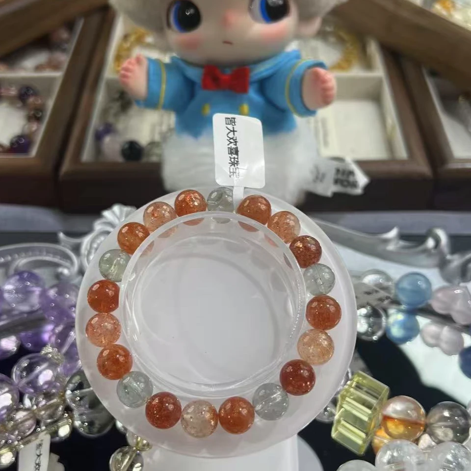 阿鲁莎金太阳天然水晶手串