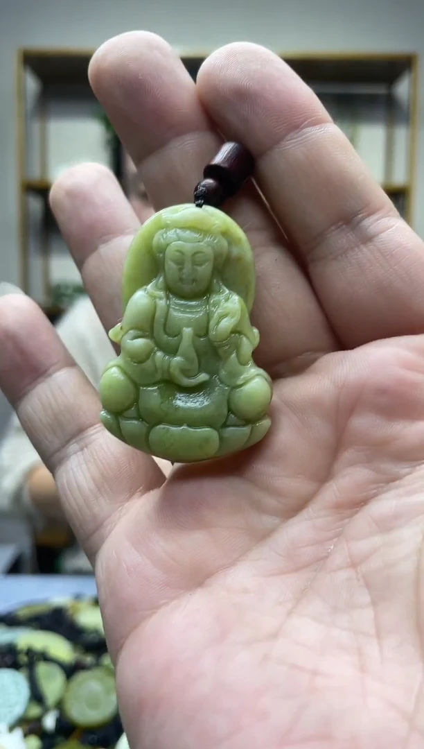 未镶嵌岫玉吊坠·