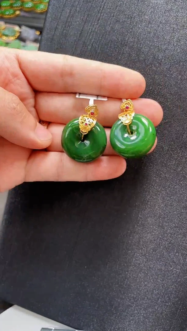 和田玉银S925镶嵌吊坠(不含链)多样性发一